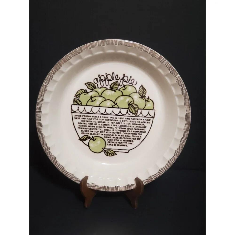 Apple Pie Plate Royal China Jeannette 11